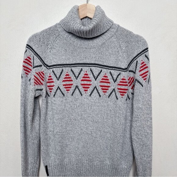 Icebreaker Womens Large Aura Long-Sleeve Wool Turtleneck Sweater - Picture 3 of 14